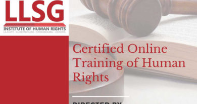 LLSG Human rights certification program is coming soon! LLSG Human rights certification program is coming soon!
