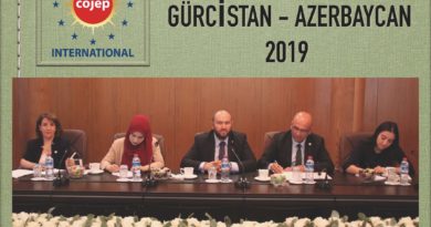 COJEP TEMAS GRUBU : GÜRCİSTAN – AZERBAYCAN 2019 COJEP TEMAS GRUBU : GÜRCİSTAN – AZERBAYCAN 2019